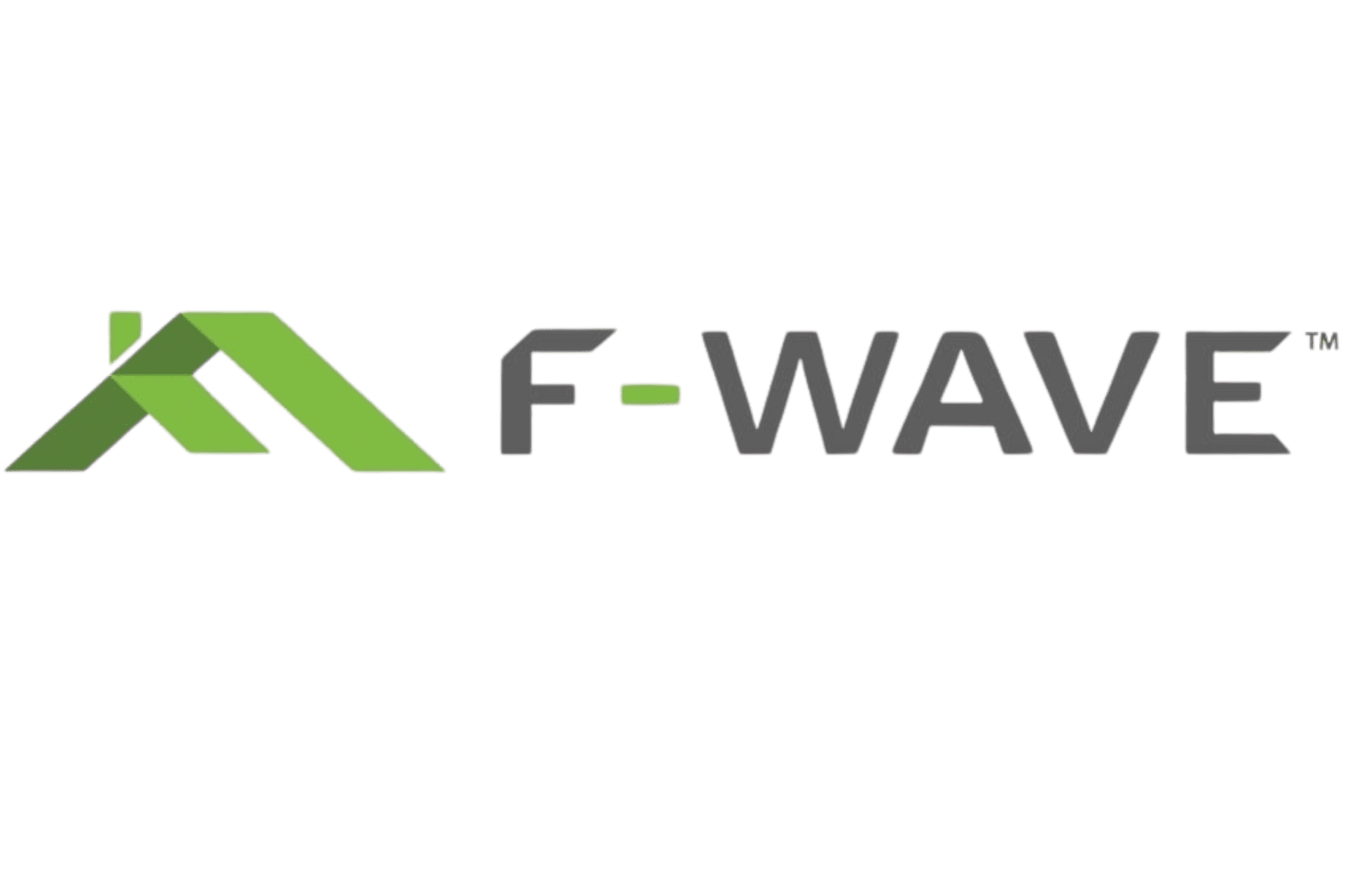 F-WAVE logo with a stylized green graphic on the left and the text "F-WAVE" in dark letters on a green background.